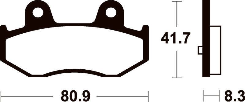 TECNI BRAKE PADS ME281 ORGANIC