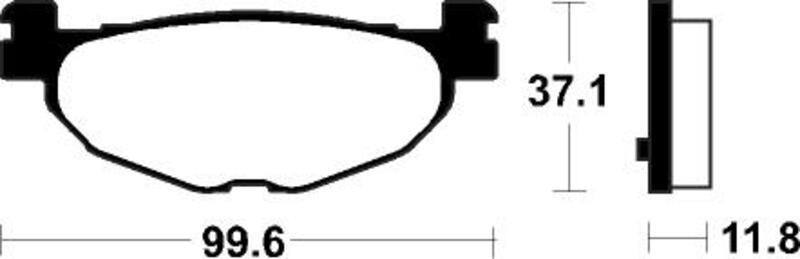 TECNI BRAKE PADS ME312 ORGANIC