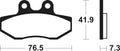 TECNI BRAKE PADS ME317 ORGANIC