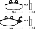 TECNI BRAKE PADS ME318 ORGANIC