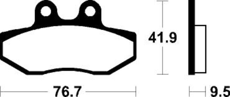 TECNI BRAKE PADS ME323 ORGANIC