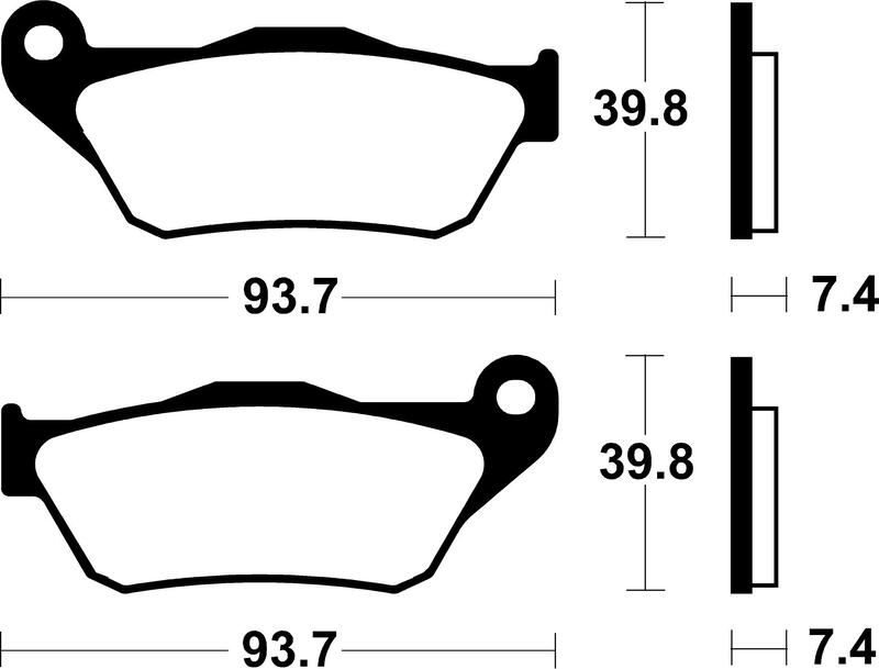 TECNI BRAKE PADS ME337 ORGANIC