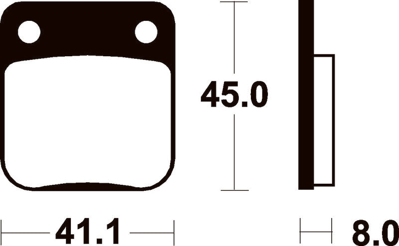 TECNI BRAKE PADS ME36 ORGANIC
