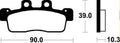TECNI BRAKE PADS ME375 ORGANIC