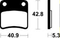 TECNI BRAKE PADS ME379 ORGANIC