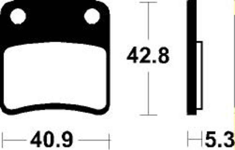 TECNI BRAKE PADS ME379 ORGANIC