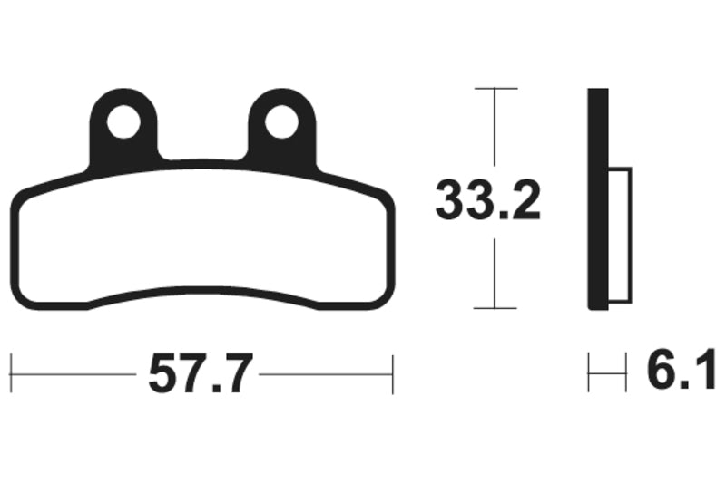 TECNI BRAKE PADS ME382 ORGANIC