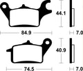 TECNI BRAKE PADS ME425 ORGANIC