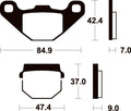 TECNI BRAKE PADS ME44 ORGANIC