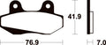 TECNI BRAKE PADS ME51 ORGANIC