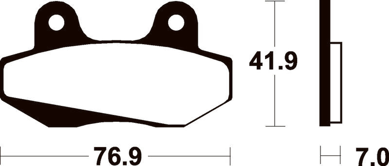 TECNI BRAKE PADS ME51 ORGANIC
