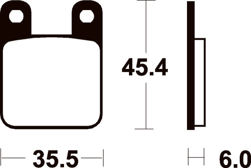 TECNI BRAKE PADS ME59 ORGANIC