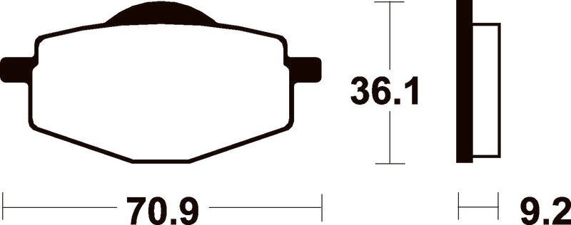 TECNI BRAKE PADS ME75 ORGANIC