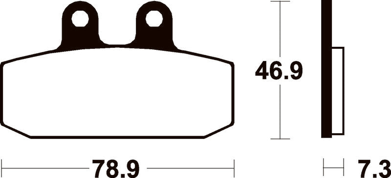 TECNI BRAKE PADS ME88 ORGANIC