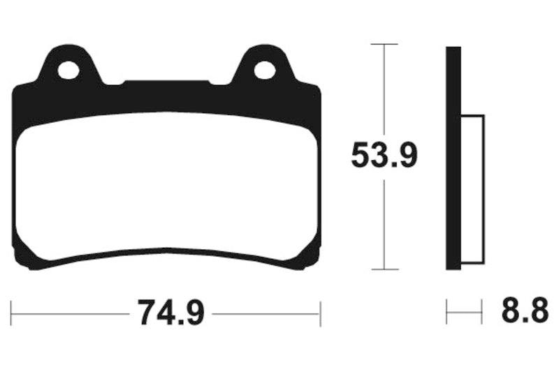 TECNI BRAKE PADS MF113 SINTER METAL