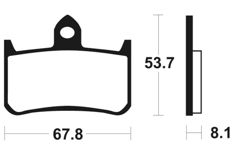 TECNI BRAKE PADS MF122 SINTER METAL