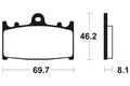 TECNI BRAKE PADS MF131 SINTER METAL