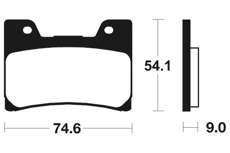 TECNI BRAKE PADS MF145 SINTER METAL
