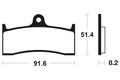 TECNI BRAKE PADS MF176 SINTER METAL