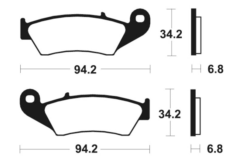 TECNI BRAKE PADS MF194 SINTER METAL
