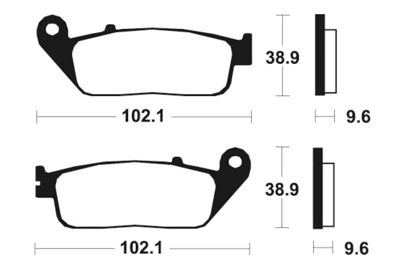 TECNI BRAKE PADS MF200 SINTER METAL
