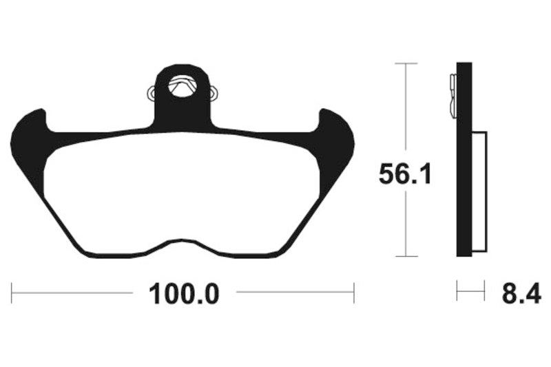 TECNI BRAKE PADS MF203 SINTER METAL