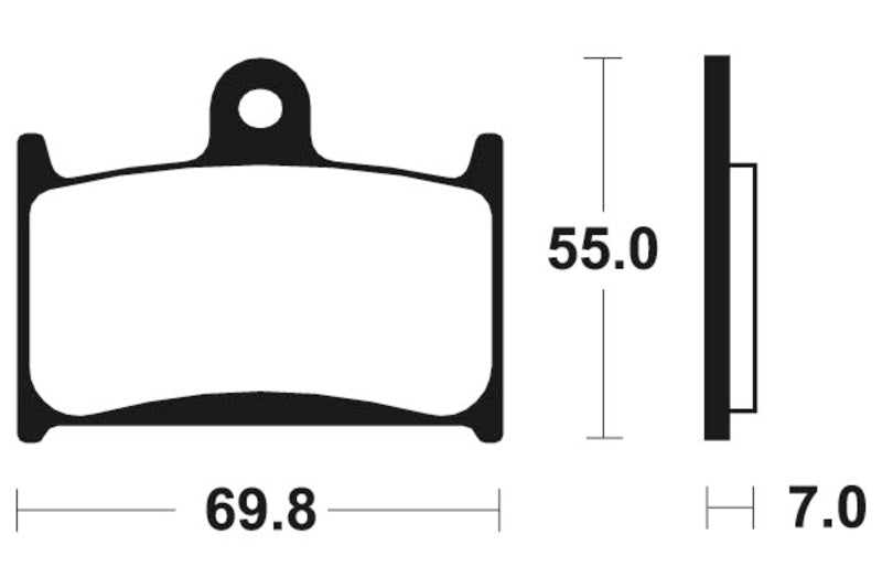 TECNI BRAKE PADS MF214 SINTER METAL