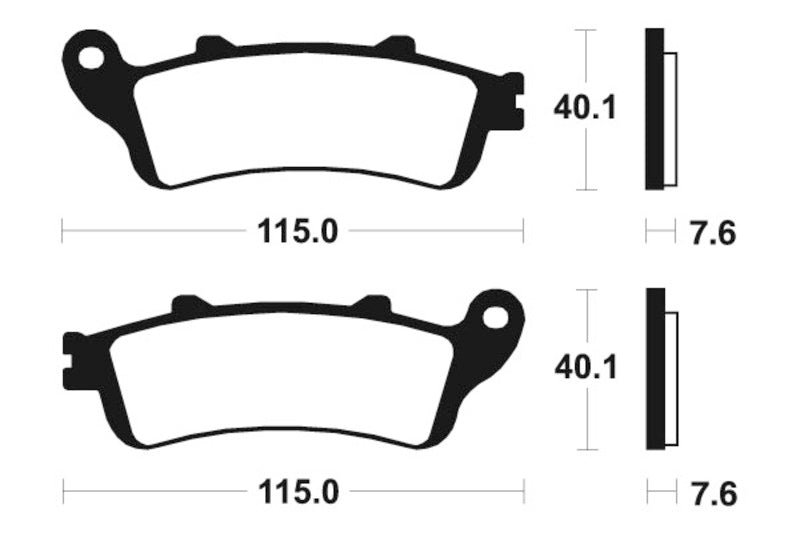 TECNI BRAKE PADS MF221 SINTER METAL