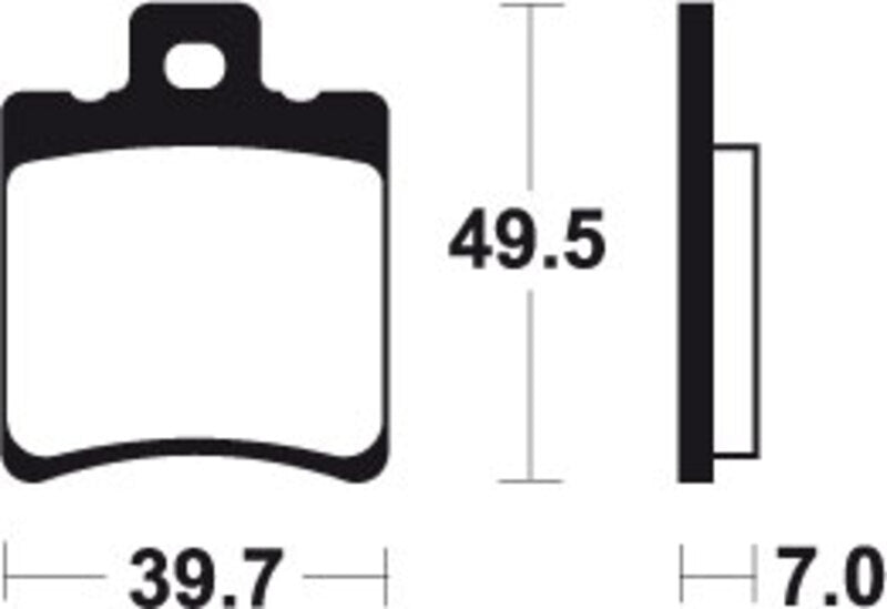 TECNI BRAKE PADS MF271 SINTER METAL
