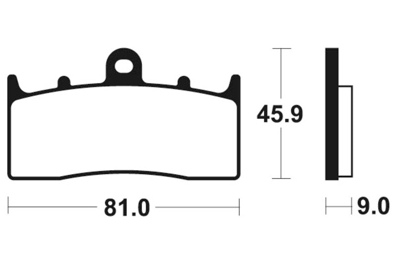 TECNI BRAKE PADS MF278 SINTER METAL
