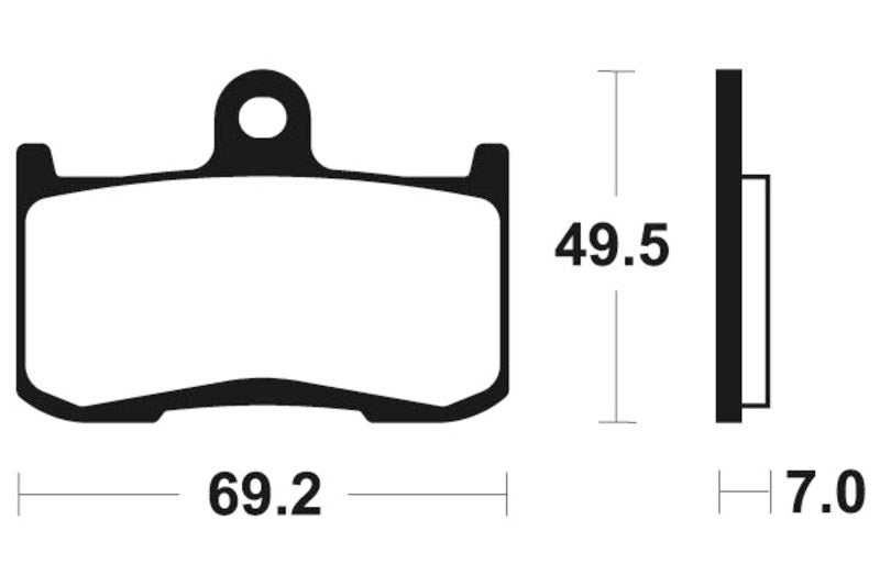TECNI BRAKE PADS MF282 SINTER METAL