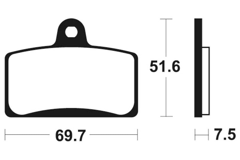 TECNI BRAKE PADS MF321 SINTER METAL