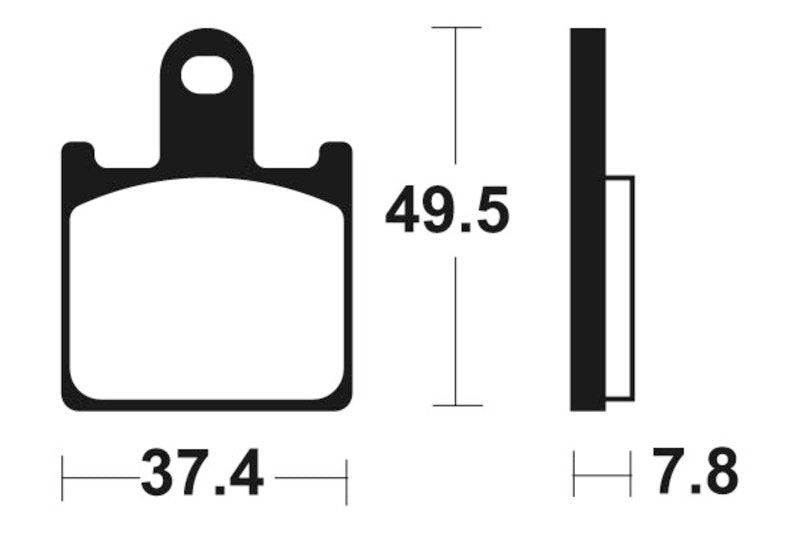 TECNI BRAKE PADS MF338 SINTER METAL