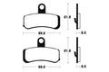 TECNI BRAKE PADS MF353 SINTER METAL