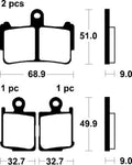 TECNI BRAKE PADS MF369 SINTER METAL