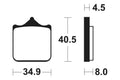 TECNI BRAKE PADS MF370 SINTER METAL