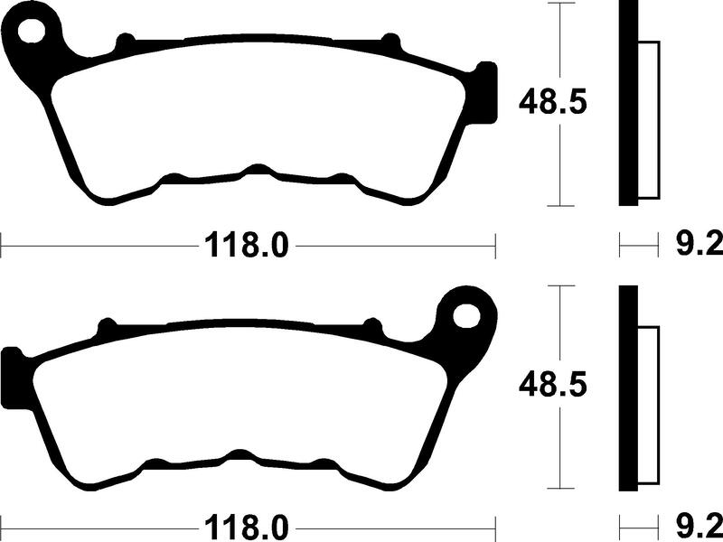 TECNI BRAKE PADS MF434 SINTER METAL