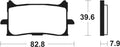 TECNI BRAKE PADS MF440 SINTER METAL