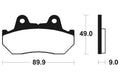 TECNI BRAKE PADS MF72 SINTER METAL