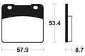 TECNI BRAKE PADS MF77 SINTER METAL