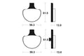 TECNI BRAKE PADS MF79 SINTER METAL