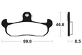 TECNI BRAKE PADS MO108 SINTER METAL