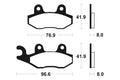 TECNI BRAKE PADS MO111 SINTER METAL