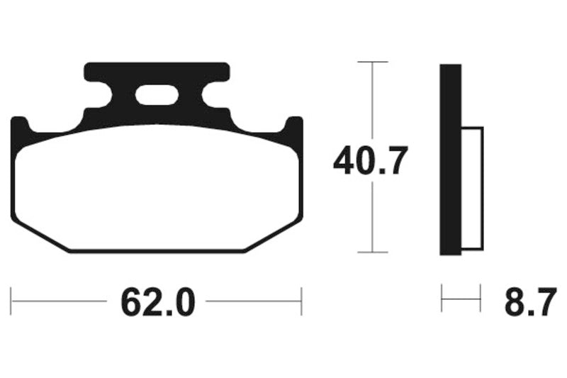 TECNI BRAKE PADS MO132 SINTER METAL
