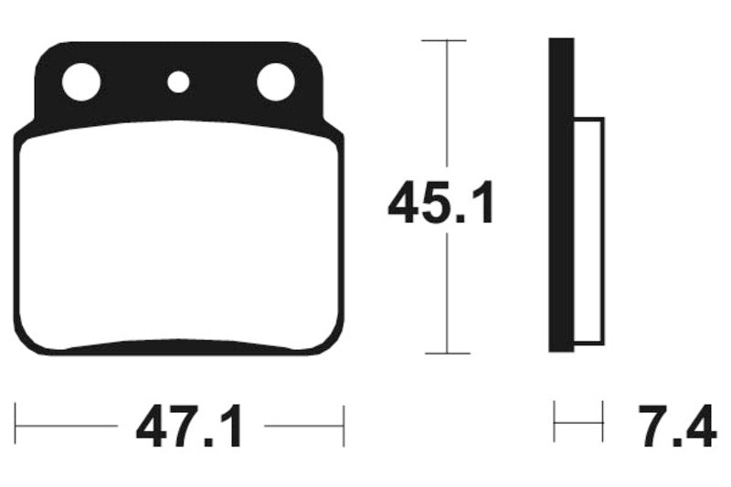 TECNI BRAKE PADS MO149 SINTER METAL