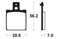 TECNI BRAKE PADS MO19 SINTER METAL