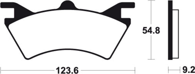 TECNI BRAKE PADS MO257 SINTER METAL
