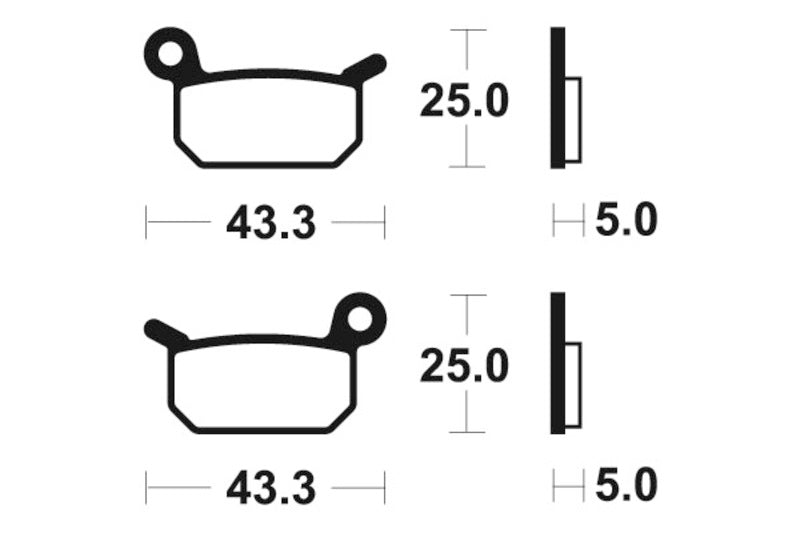 TECNI BRAKE PADS MO294 SINTER METAL