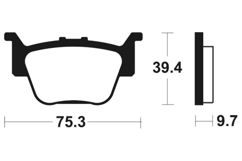 TECNI BRAKE PADS MO313 SINTER METAL