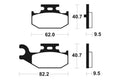 TECNI BRAKE PADS MO316 SINTER METAL